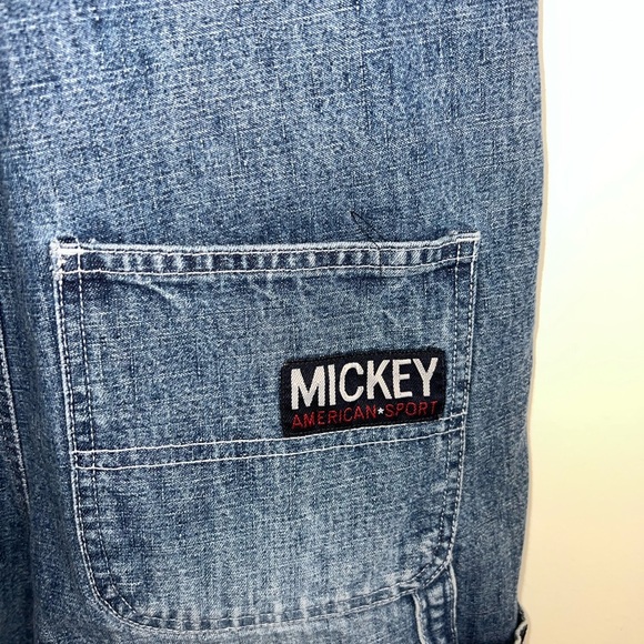 Vintage 90s Disney Mickey Mouse Denim Overalls - Picture 10 of 12